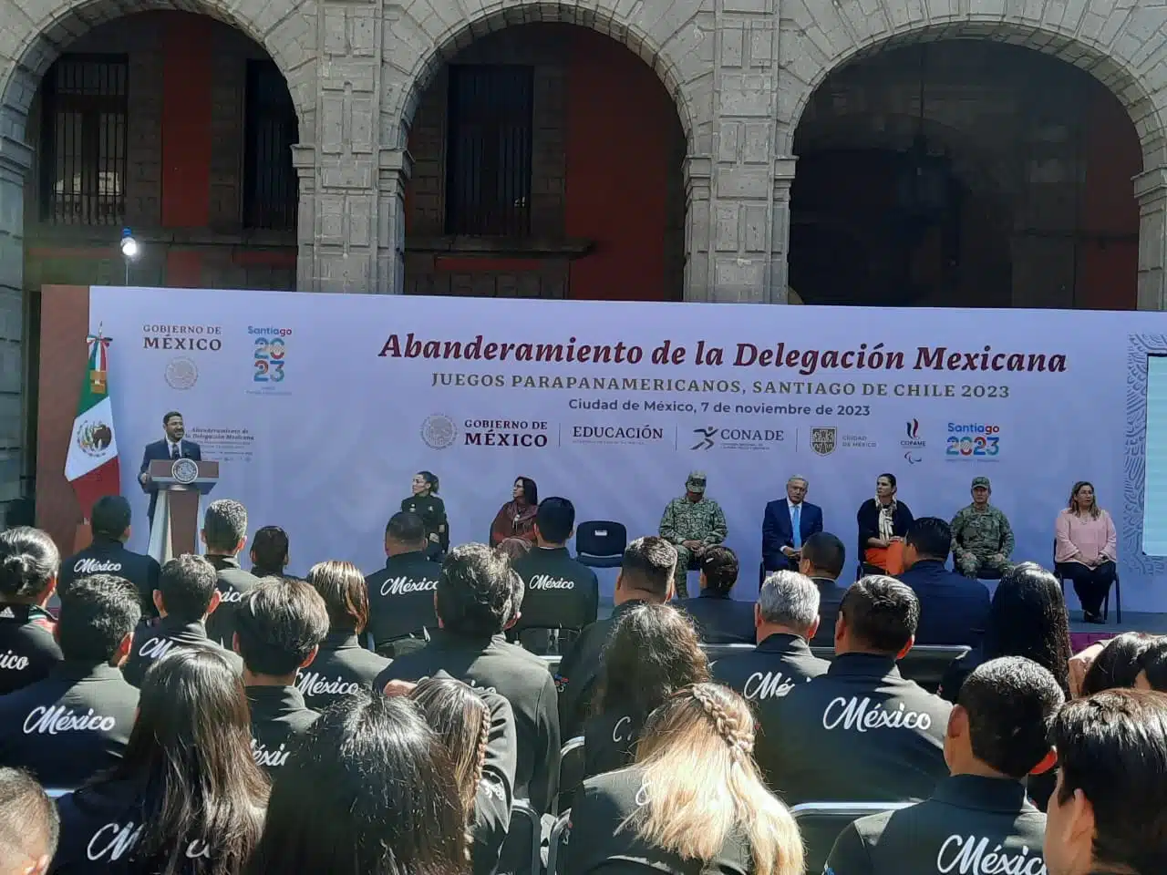 Abanderamiento de paraatletas