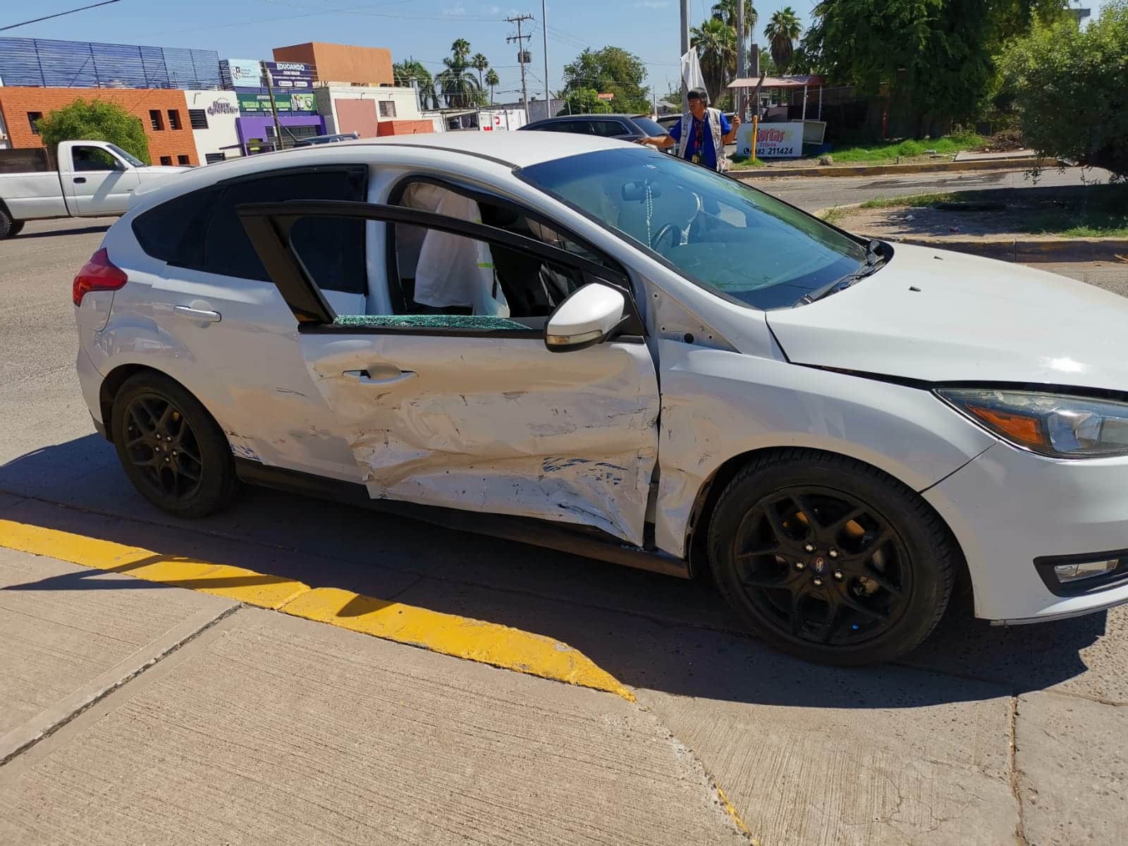 Automóvil accidentado