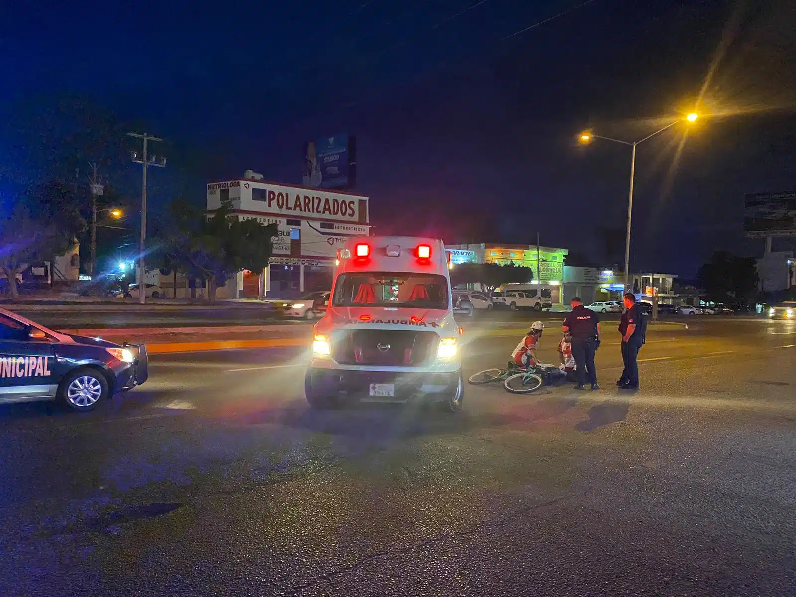 Atropellan a ciclista en Mazatlán.