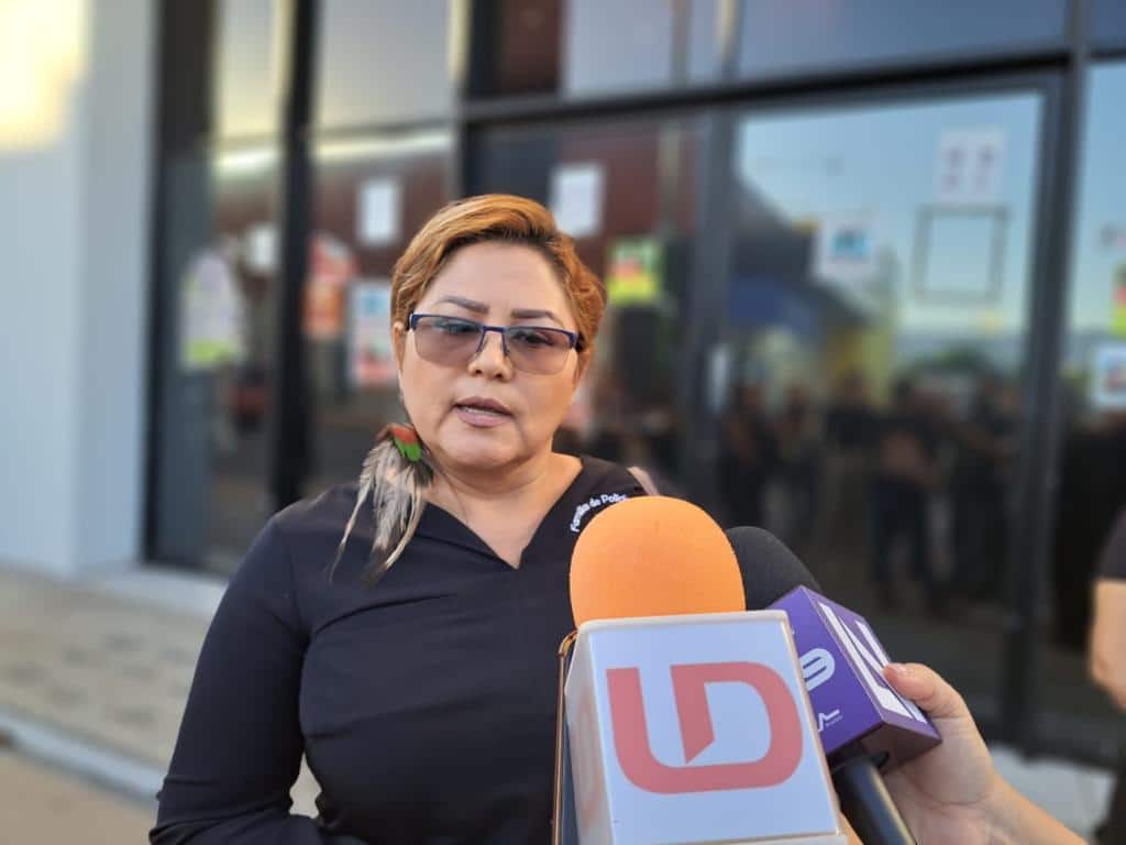 Andrea Félix, integrante de “Familias de Policías Caídos AC”