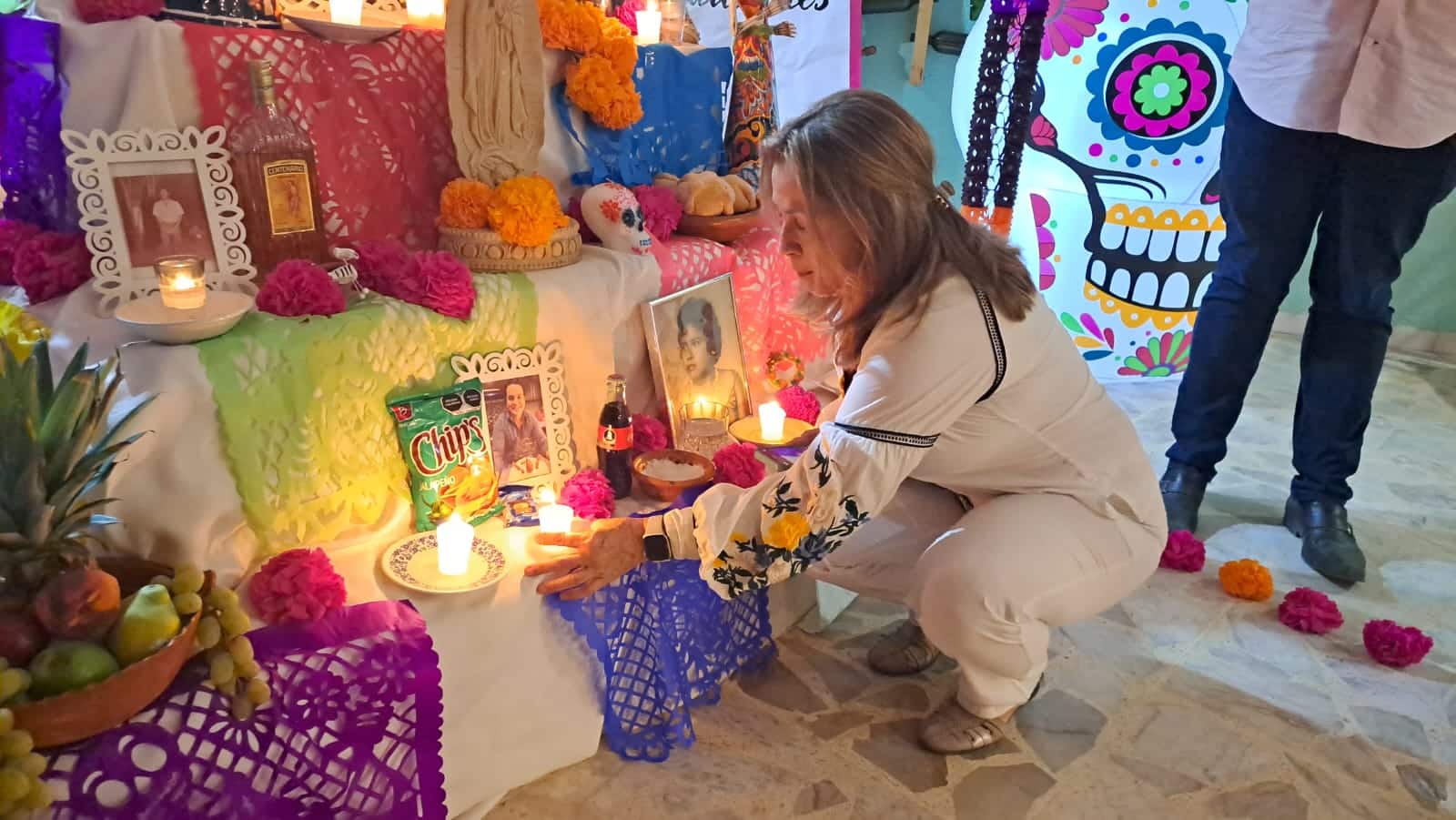 Altar del Día de muertos