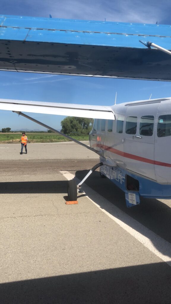 Cessna 208B Grand Caravan de Calafia Airlines en su primer vuelo de Guasave a Los Cabos