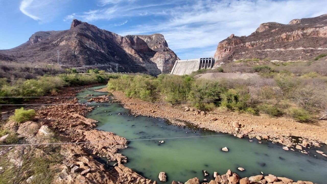 Presa en el estado de Sinaloa