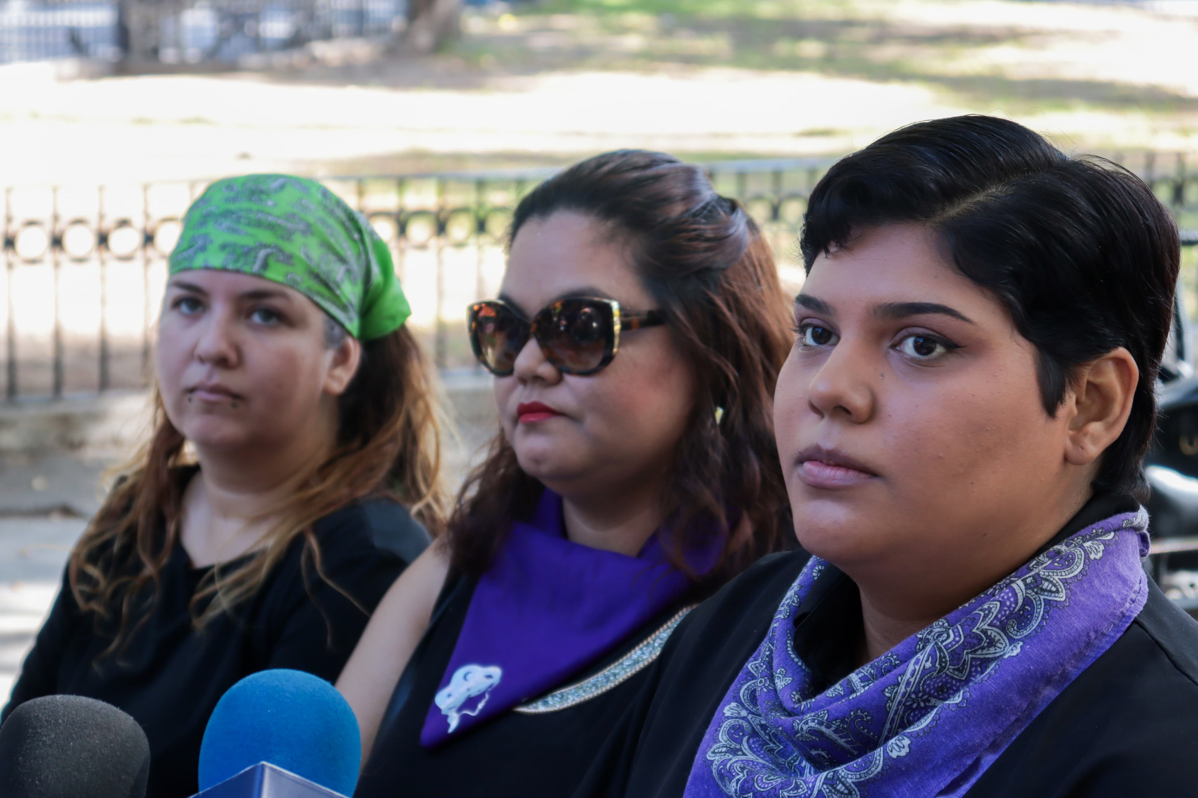 Rueda de prensa del colectivo feminista Sororas