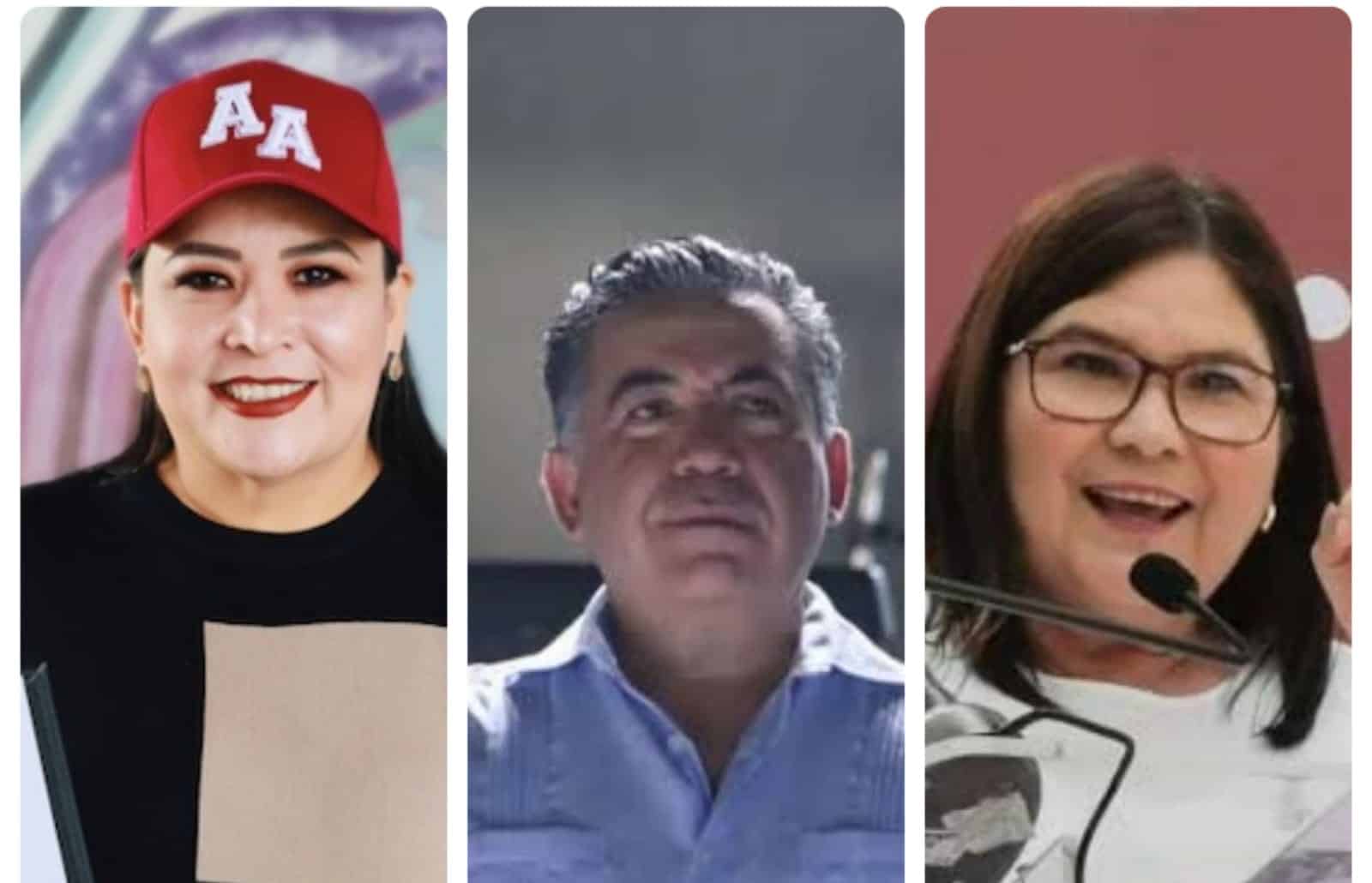 Ana Elizabeth Ayala Leyva, Enrique Inzunza Cázarez e Imelda Castro Castro