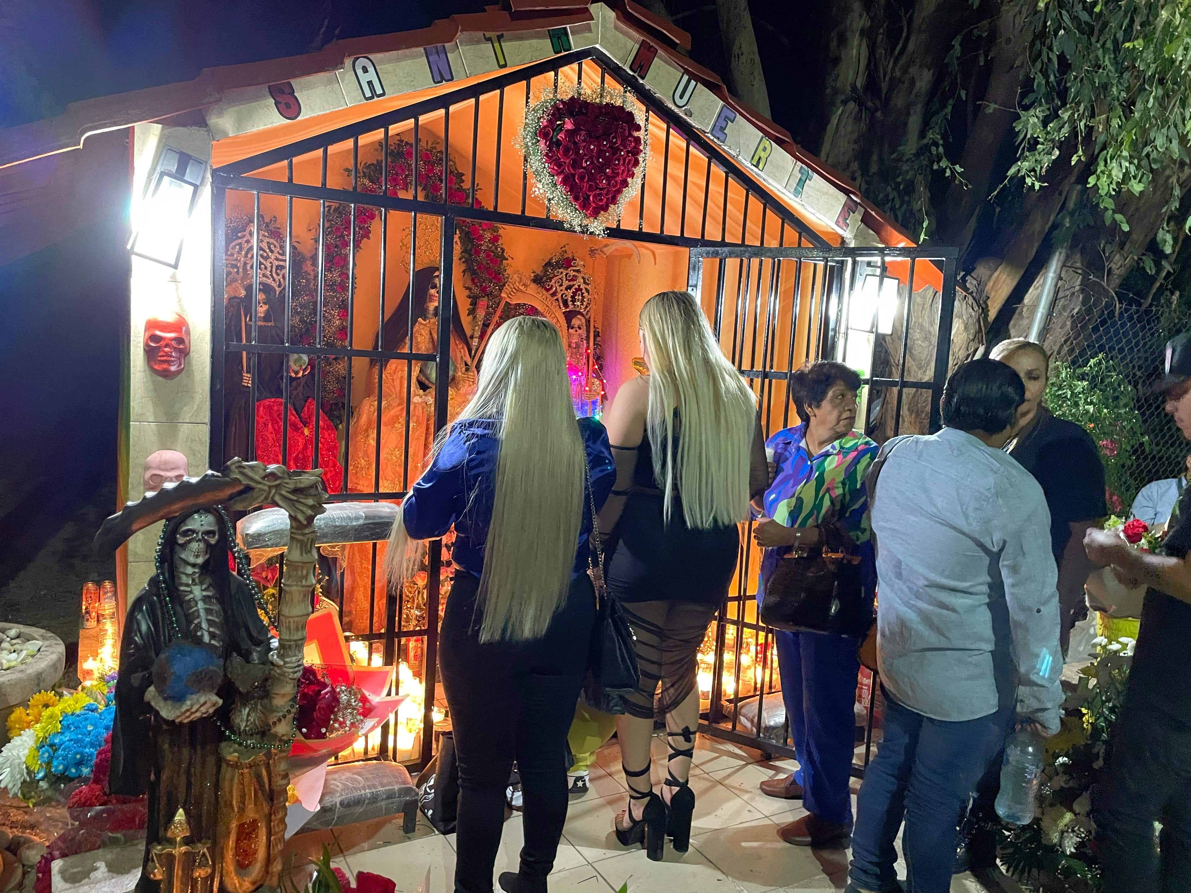 capilla de la santa muerte en Los Mochis
