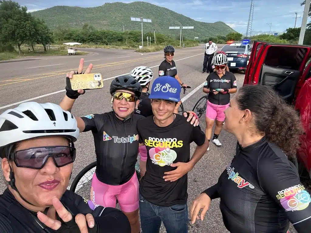Continúa travesía de ciclistas mazatlecas en Rodando Seguras por Sinaloa