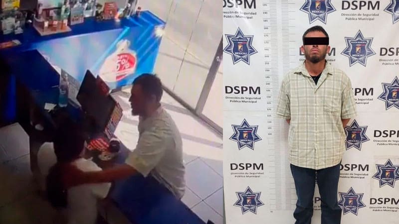 Hombre intenta abusar de empleada de farmacia en Mexicali