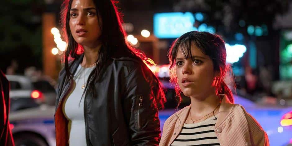 Melissa Barrera y Jenna Ortega en 