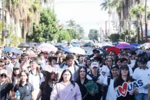 Alumnos en marcha UAS