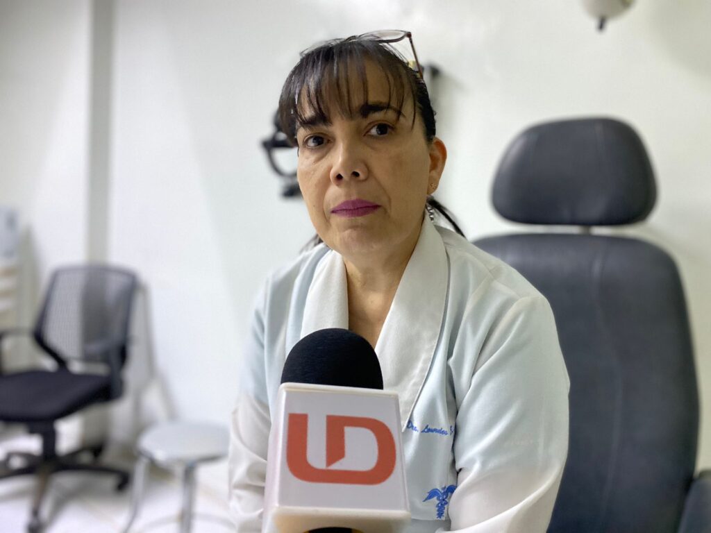 oftalmóloga y presidenta de DIF en Guasave, Lourdes Cardona