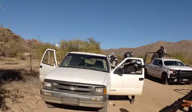 Camioneta abandonada