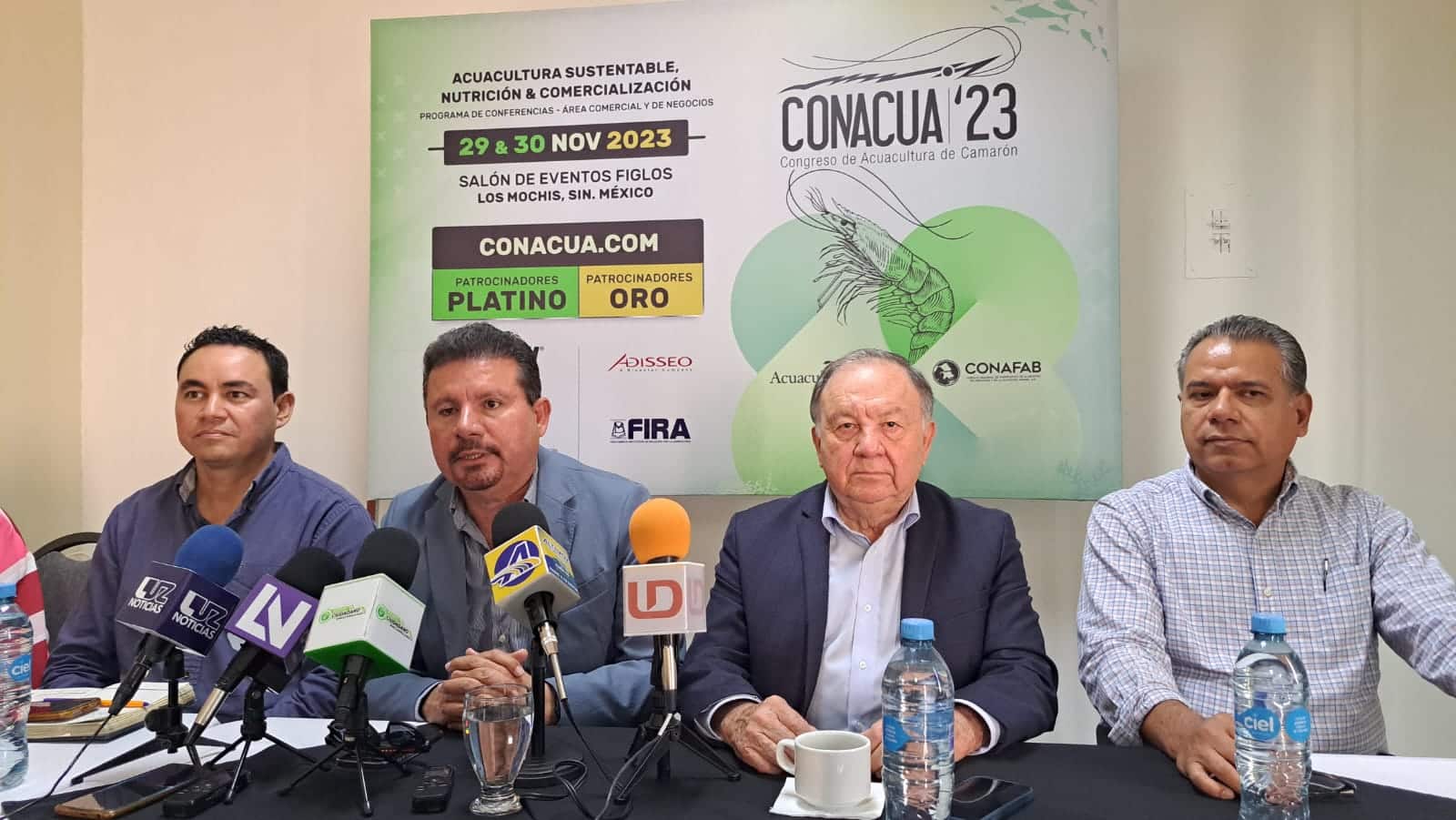 Fernando Espinoza Higuera, dirigente de los acuacultores en el municipio de Ahome.