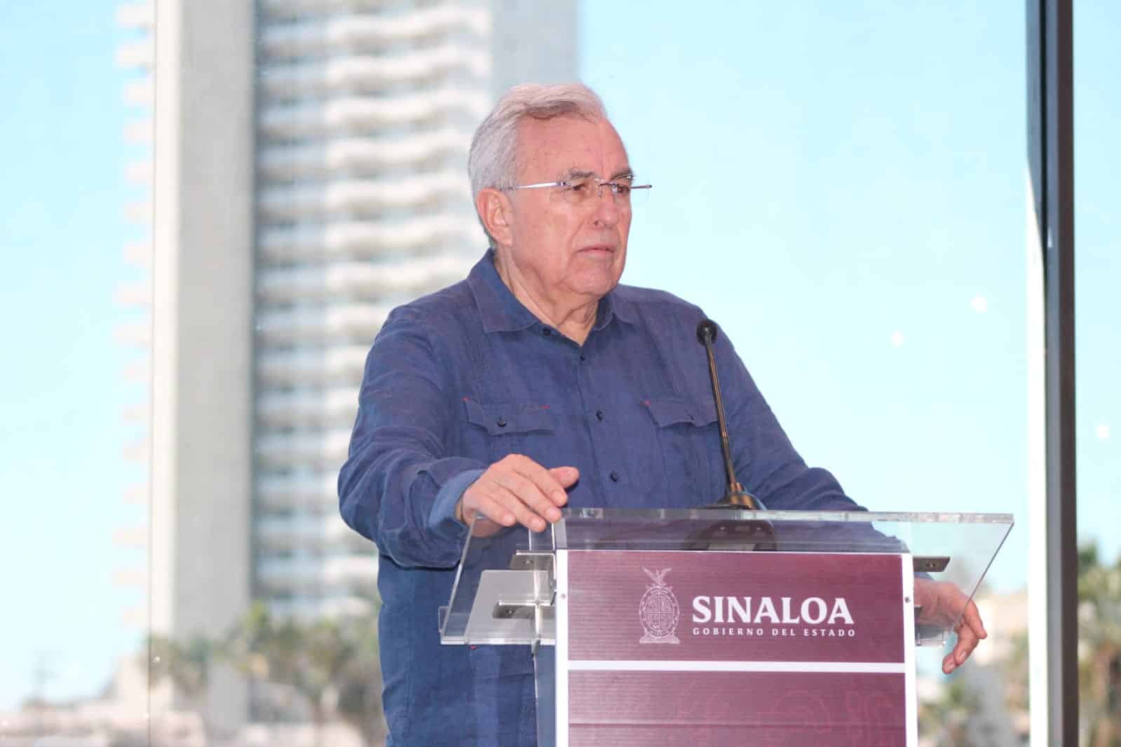 Gobernador Rubén Rocha Moya.
