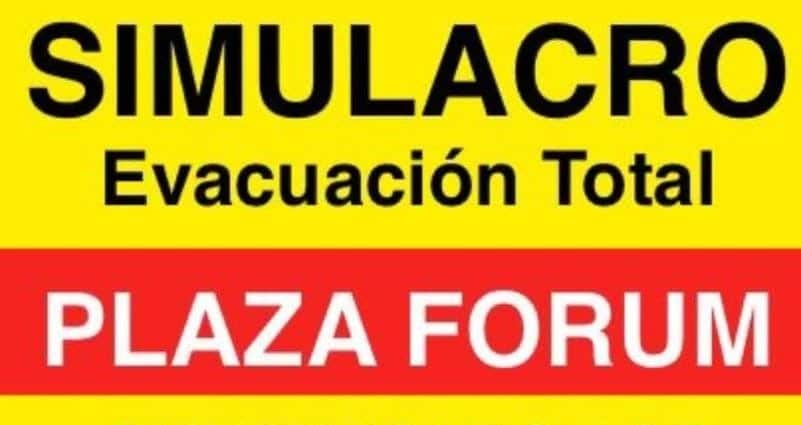 Aviso de simulacro