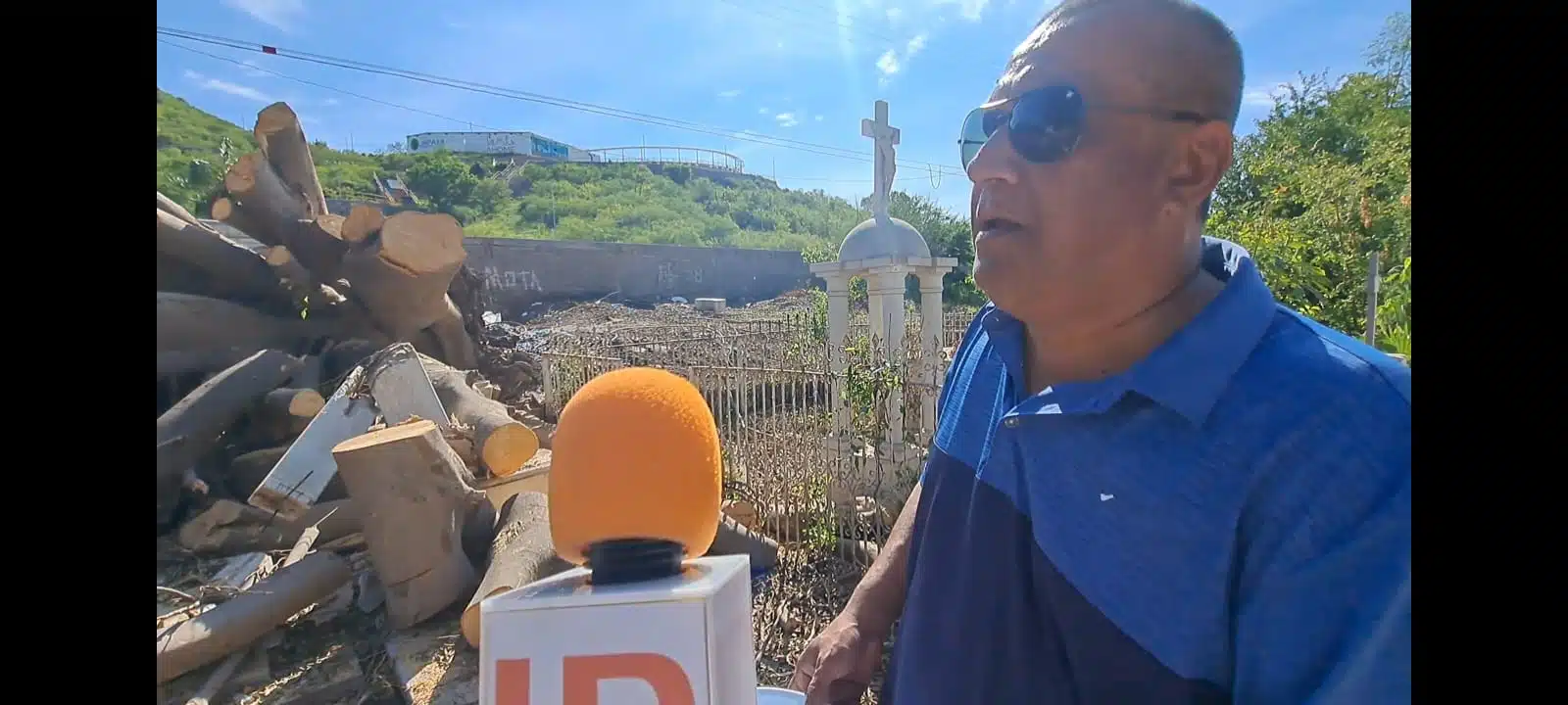 Jorge Carreto lamenta los daños a panteón por empleados del ayuntamiento de Ahome