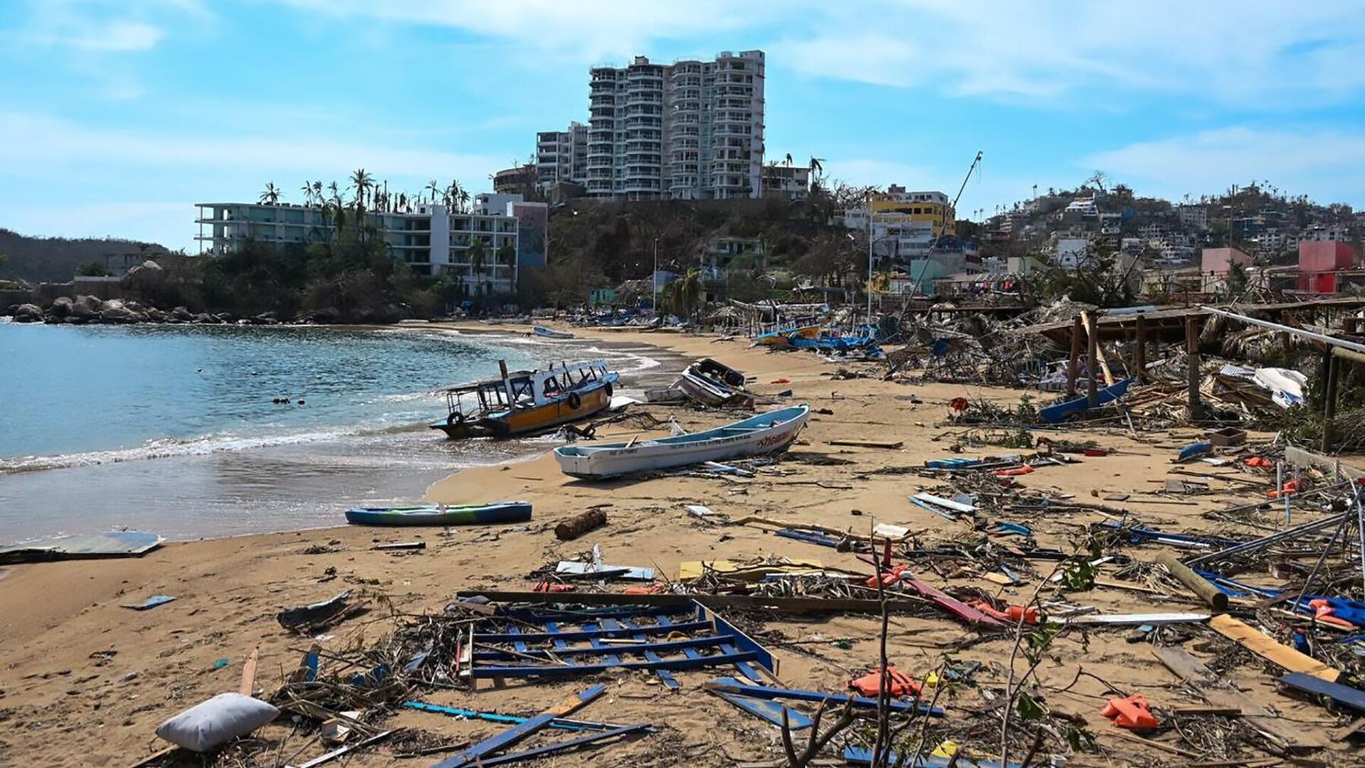 Acapulco devastado