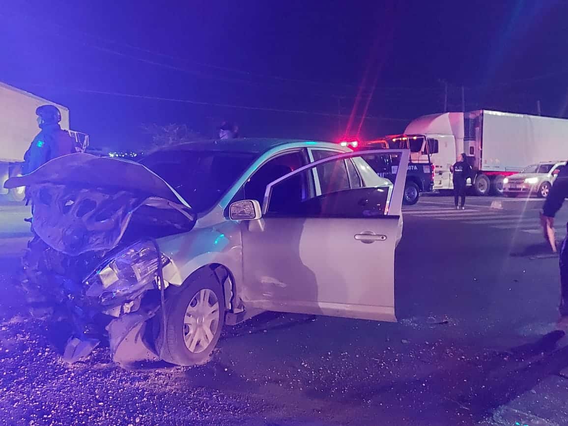 Vehículo con daños en la carrocería