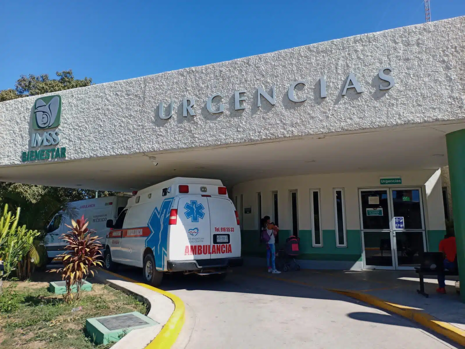 Área de urgencias del Seguro Social de Mazatlán