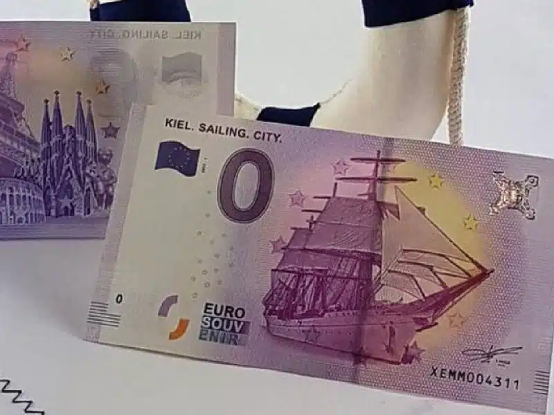 Billete en circulación de 0 euros