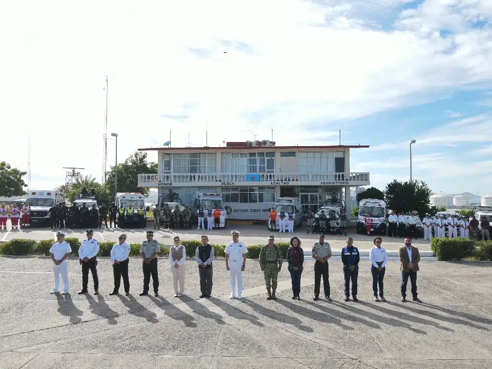 Inicio de la Operación Salvavidas Invierno 2023 en la 8va Zona Naval en el puerto de Topolobampo