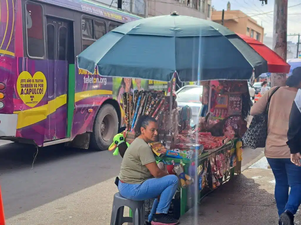 Negocio ambulante en Mazatlán