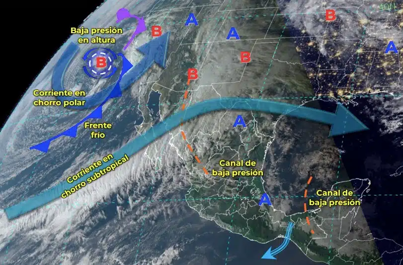 La segunda tormenta invernal se activará en la frontera noroeste de México.