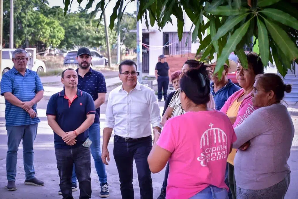 Reunión de vecinos con el alcalde Mazatlán