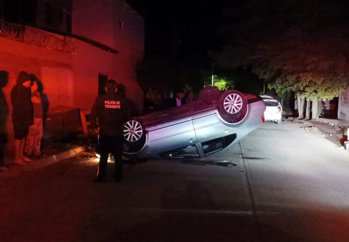 Accidente automovilístico en Guasave