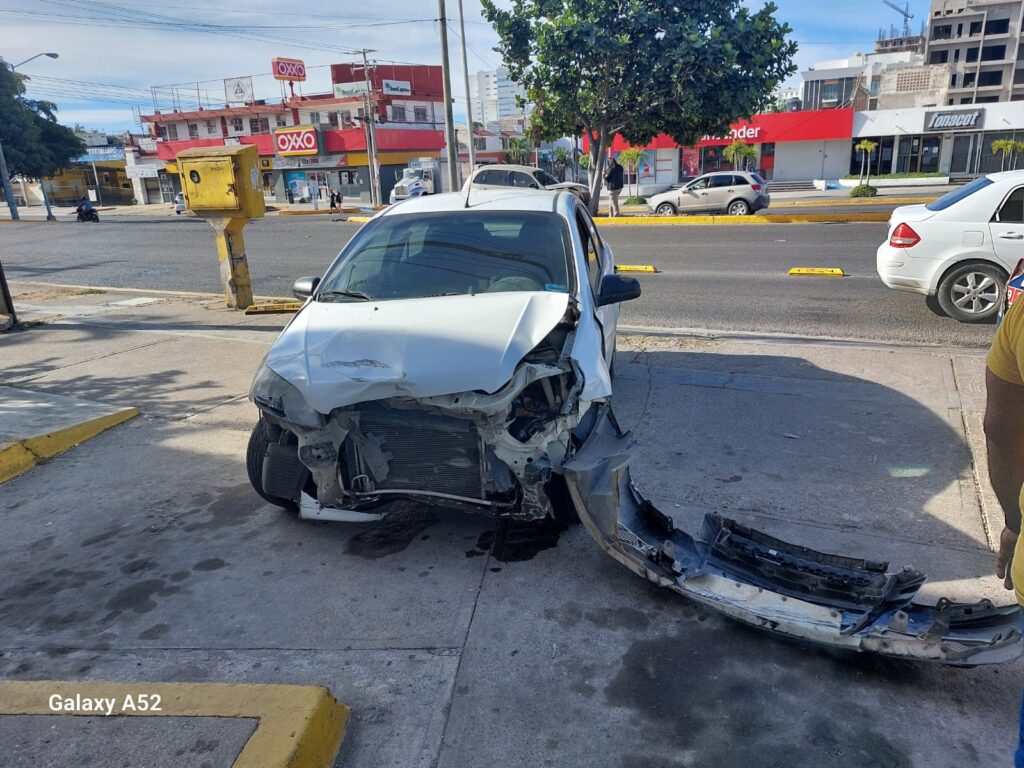 Accidente de automóvil de la Vicefiscalía zona sur