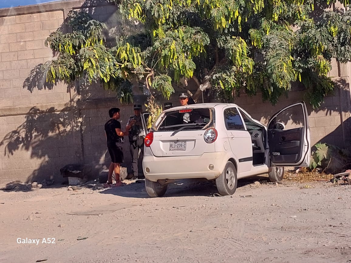 Auto Matiz tras accidente