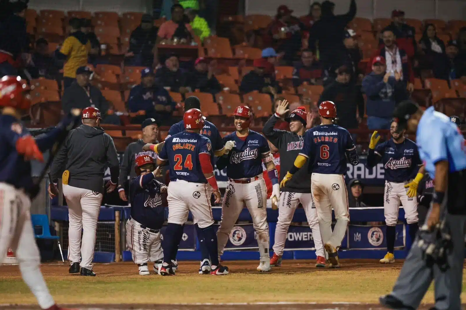 Los Águilas de Mexicali lograron su cuarto éxito consecutivo en esta campaña