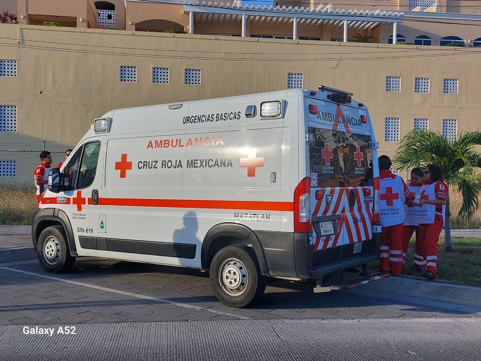 Ambulancia de la Cruz Roja Mexicana