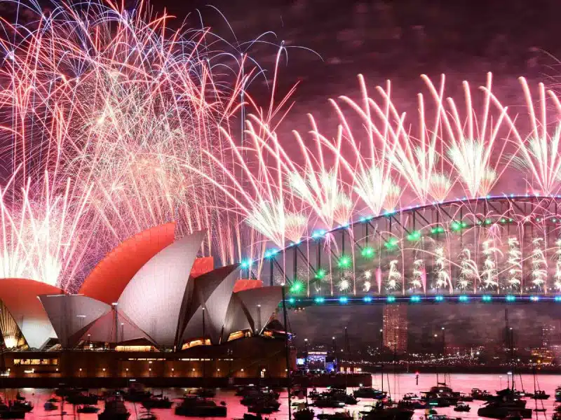 Primeros países en celebrar el Año Nuevo