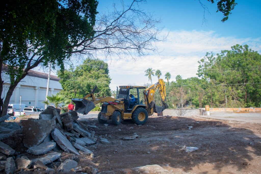 Avances de la construcción de parque Memorial de Desaparecidos en Culiacán