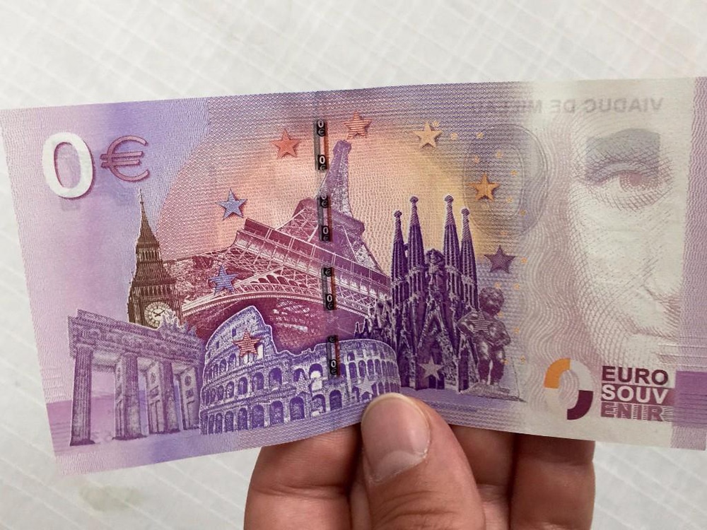 Billete europeo de 0