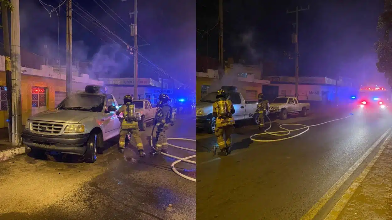 Elementos de Bomberos Voluntarios Mazatlán