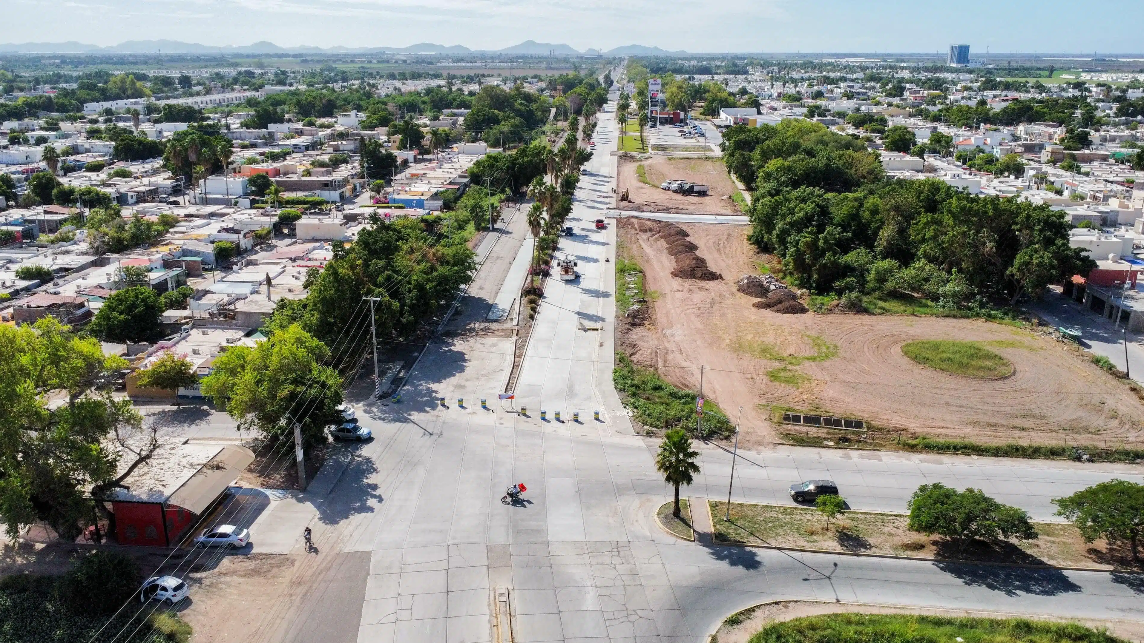 Bulevar Antonio Rosales tapado por rehabilitación en Los Mochis