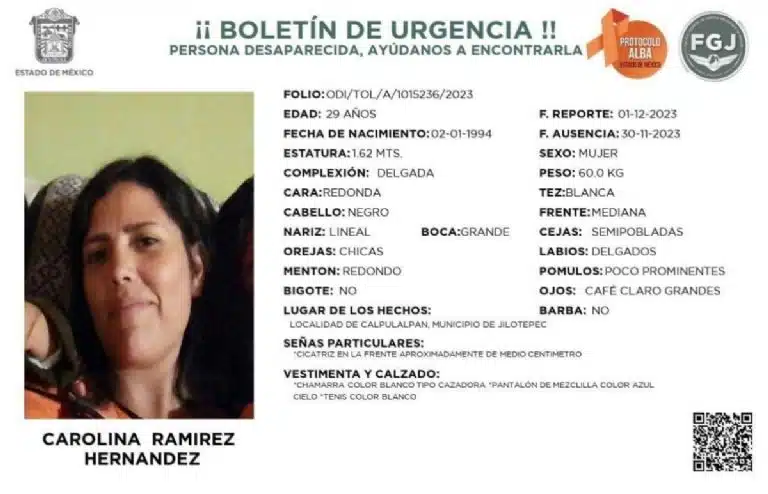 Buscan a madre e hijos desaparecidos en el Estado de México