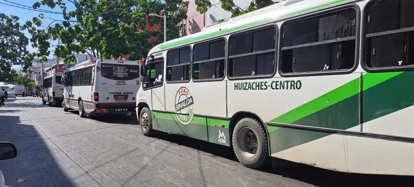 Camiones urbanos en Culiacán