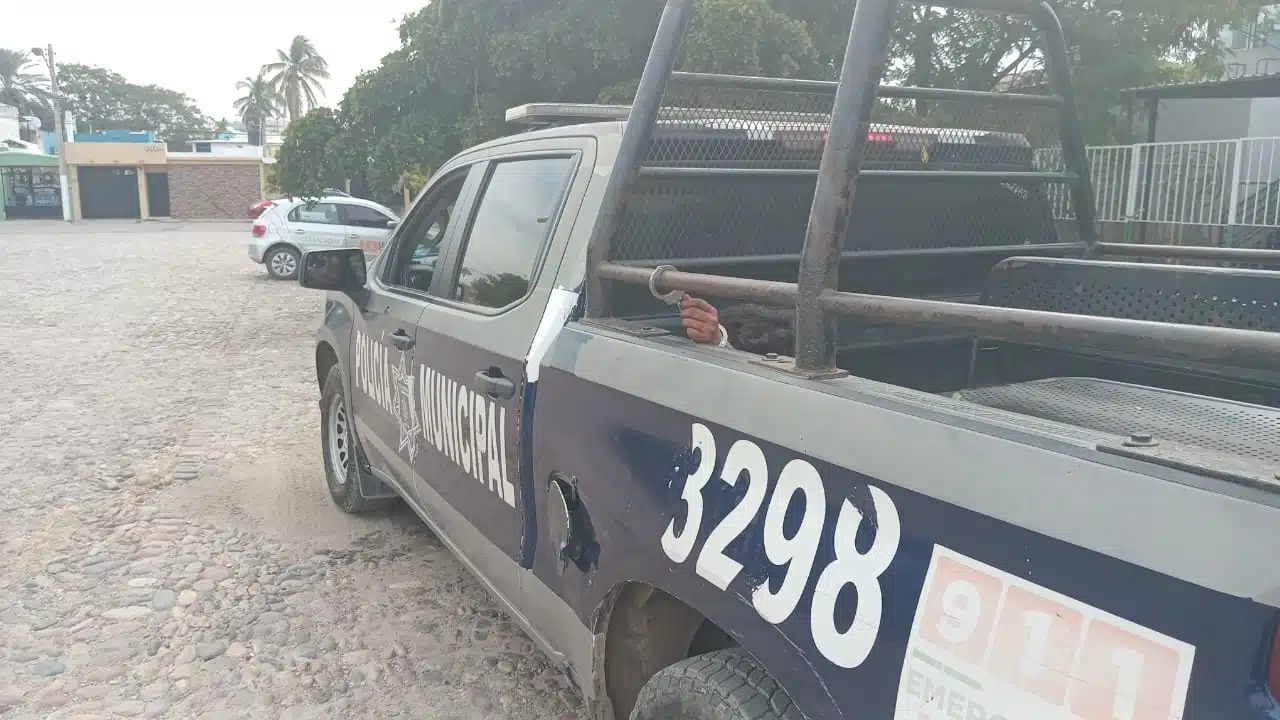 Camioneta de la policía municipal