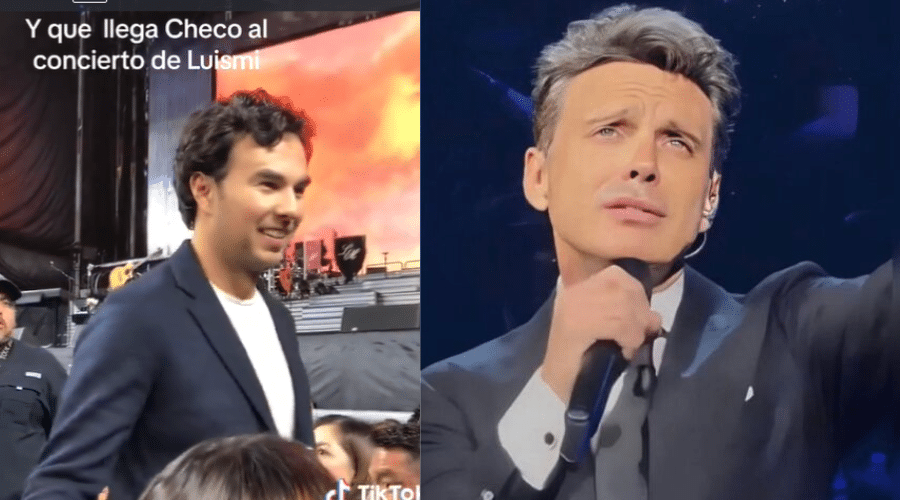 Checo Pérez y Luis Miguel