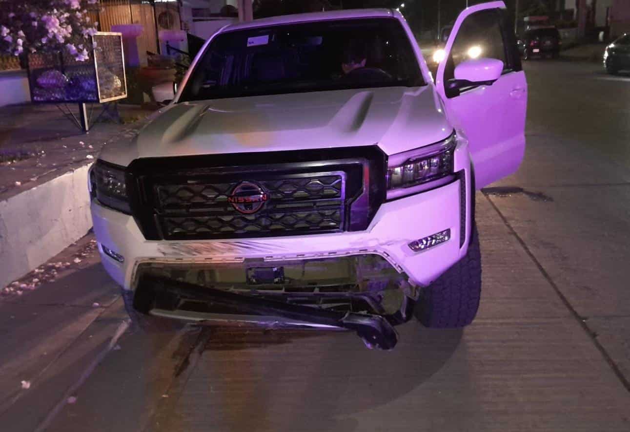 El accidente ocurrió la noche de este domingo en la colonia Ejidal.