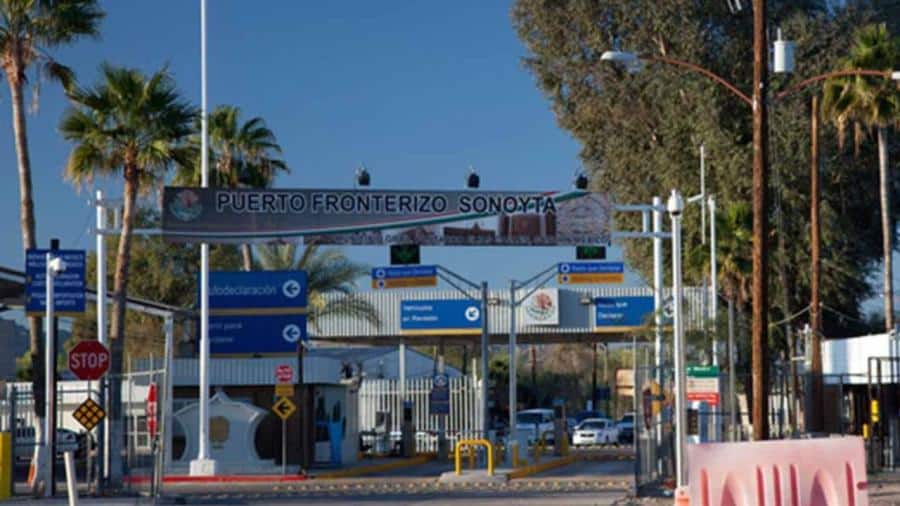 Cruce fronterizo Sonoyta