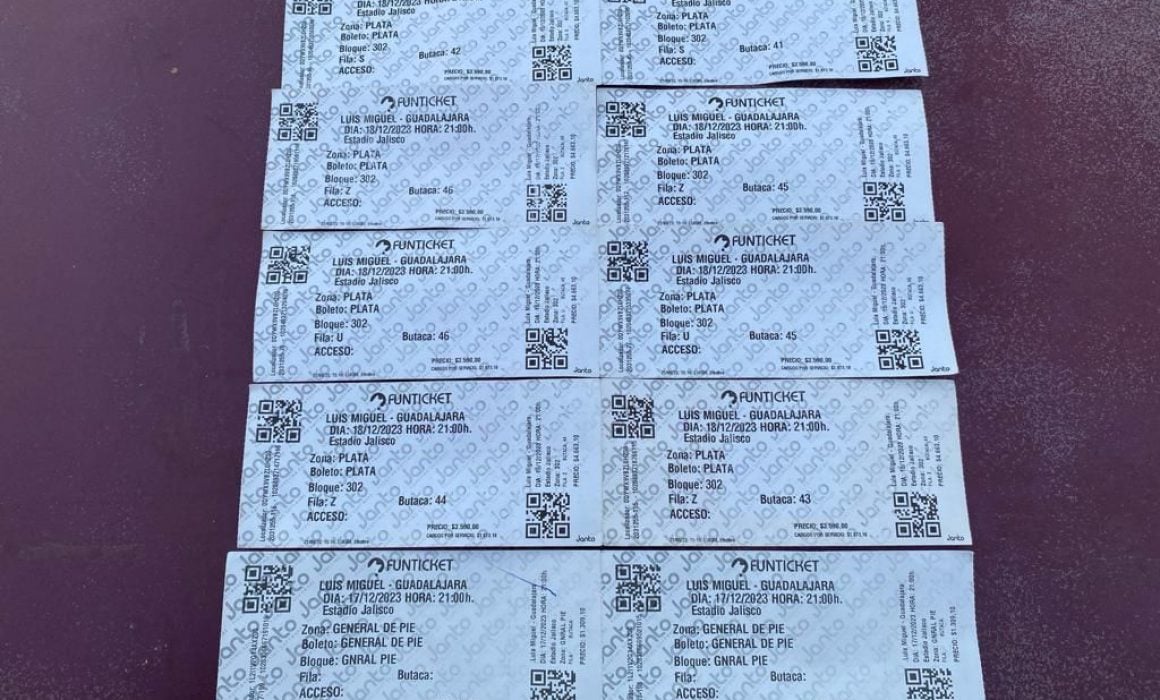 Detienen a revendedor de boletos en pleno concierto de Luis Miguel