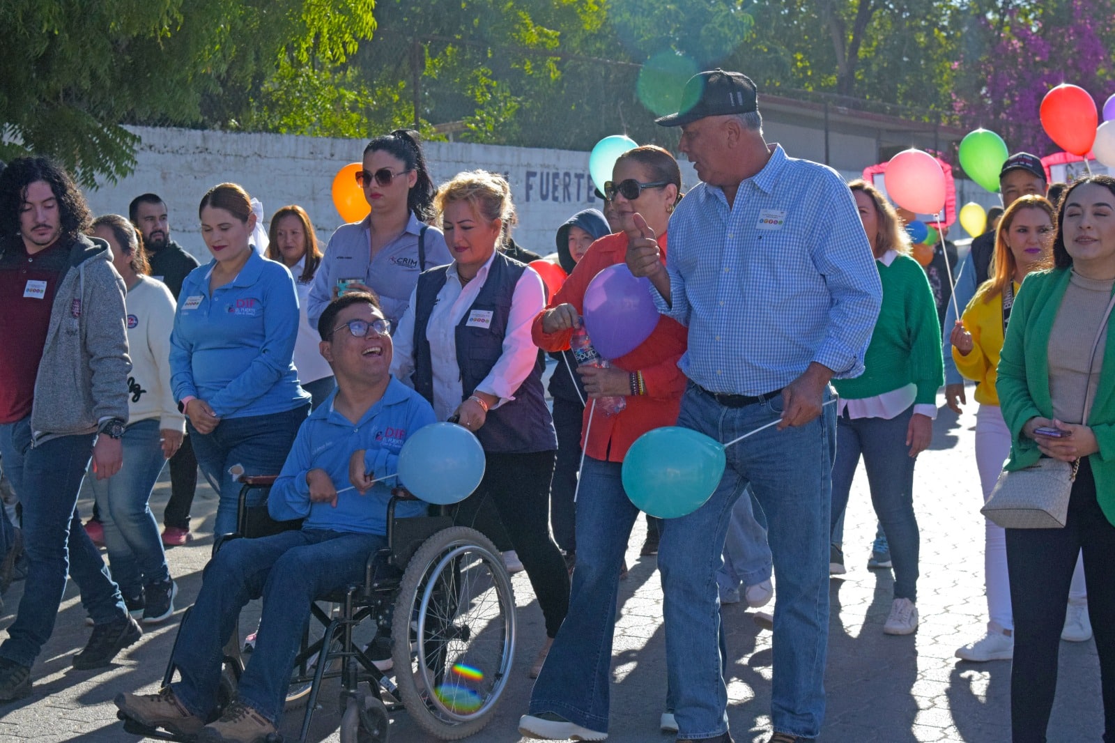 El Fuerte organizó una marcha para visibilizar a niños, jóvenes y adultos que viven con alguna limitación física.