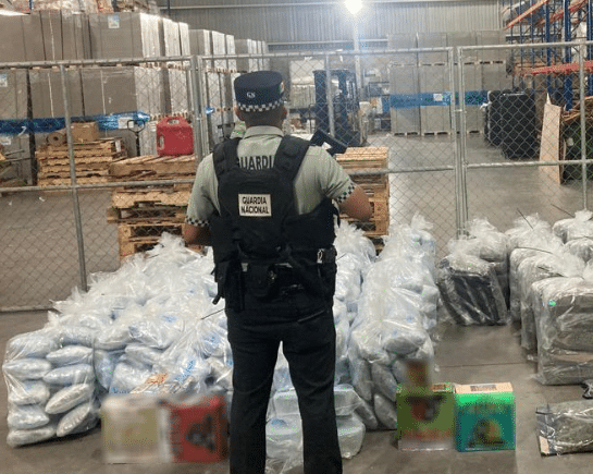 Droga decomisada por la Guardia Nacional