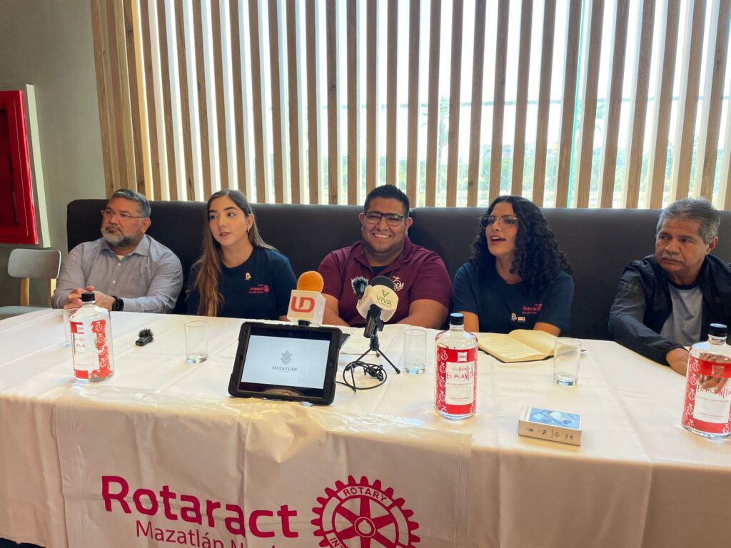 Conferencia de prensa de el club Rotaract Mazatlán Norte