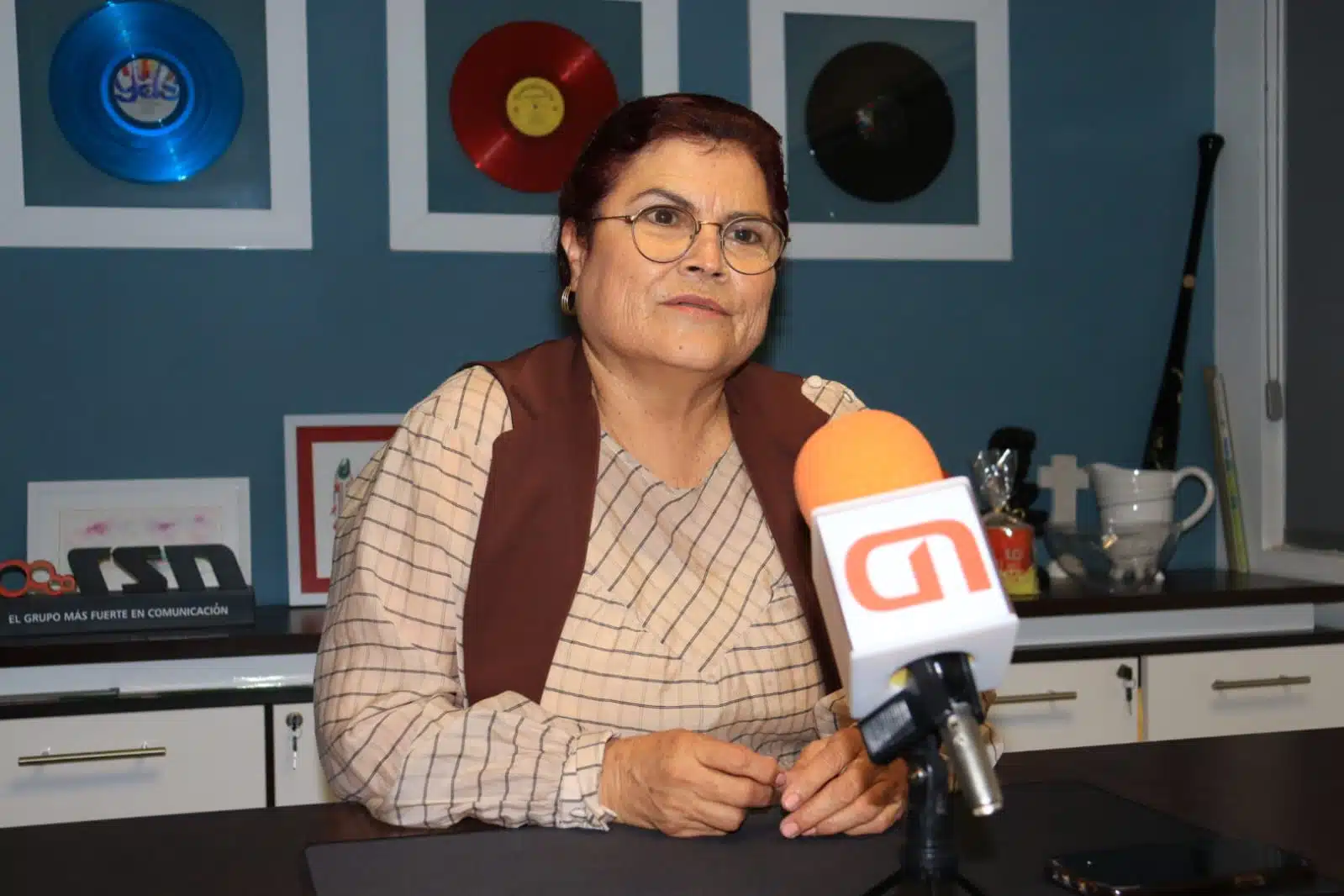 Elsa Bojórquez Mascareño, directora del Centro Regional de Justicia para las Mujeres en Mazatlán, durante entrevista con LD