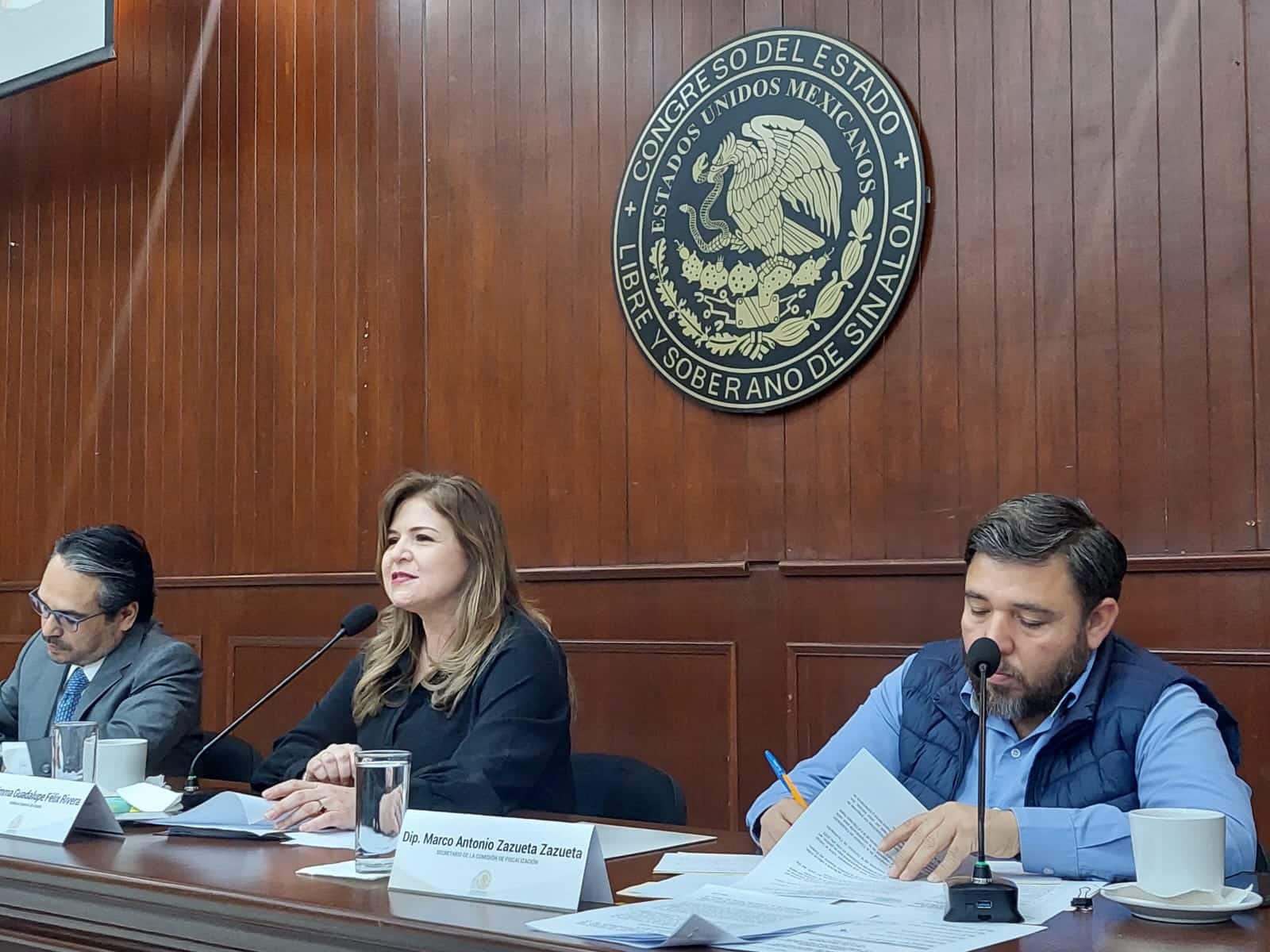 Emma Guadalupe Félix Rivera en el Congreso del Estado de Sinaloa